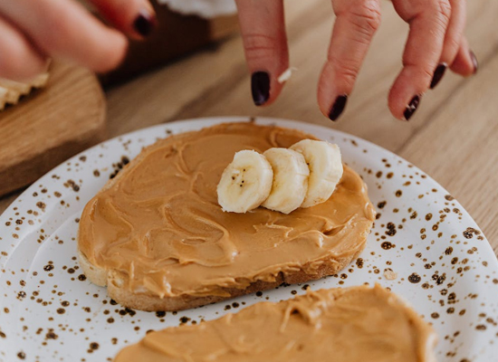 Banana Bites With Almond Butter