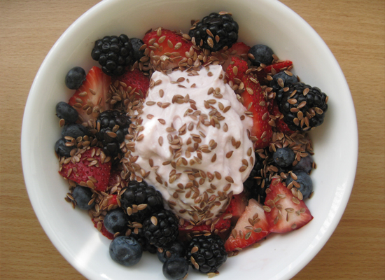 Yogurt with Flaxseeds